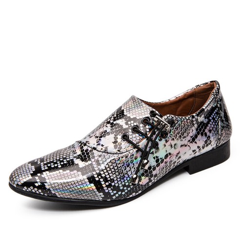 mens snakeskin dress boots